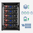 Serie de Baterías LiFePO4 51,2V Montaje en Rack - 2