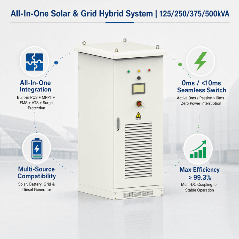 Sistema Solar Todo-en-Uno HAG2 125~500kVA